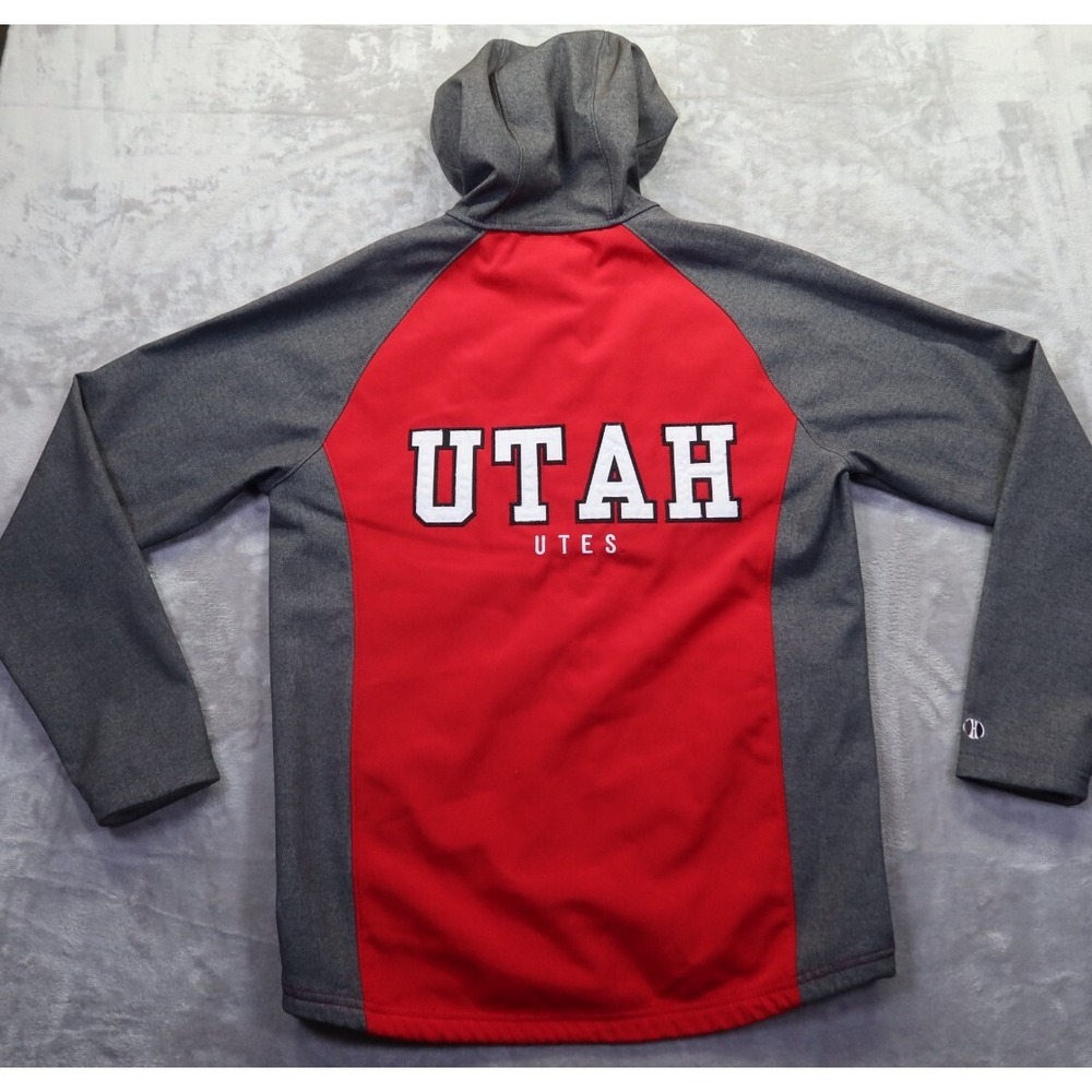 University of Utah Utes Rain Resistant Wind Jacket Men's Size S Holloway‎